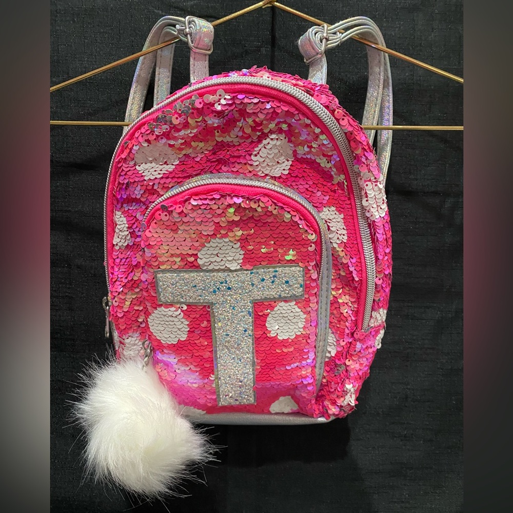 Justice Sequin Backpack